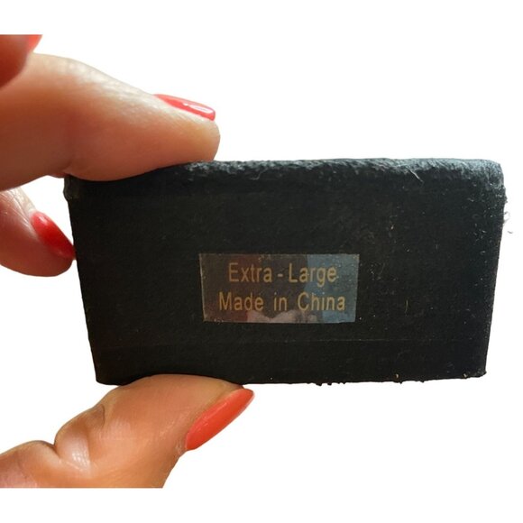 Black Multicolor Beaded Platform Thong Flip Flop Slip On Shoes Sz XL - Picture 4 of 7